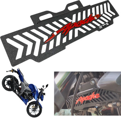 Dhe Best Motorcycle Premium Radiator Guard Cover Red For TVS Apache RTR 160 4V Bike Radiator Guard(TVS)