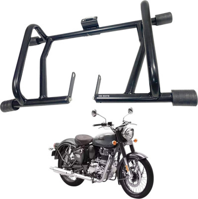 Dhe Best Bike Safety Leg Guard Crash Guard Heavy Duty for RE Classic 350/500 OLD(Royal Enfield)