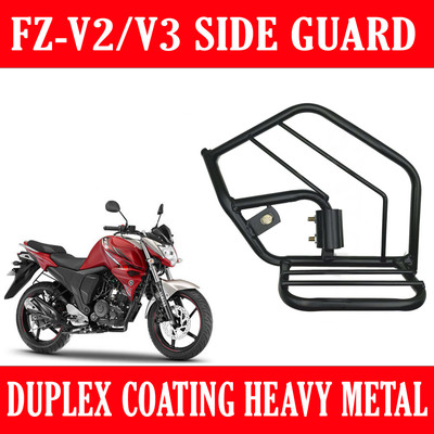 DAZZRIDE Original Fitting Ladies Heavy Metal Footrest Guard For Yamaha Fz V2/V3 Bike Crash Guard(Yamaha)