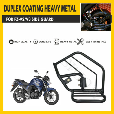 Allowing LADIES HEAVY METAL FOOTREST GUARD FOR YAMAHA FZ V2/V3 Bike Crash Guard(Yamaha)
