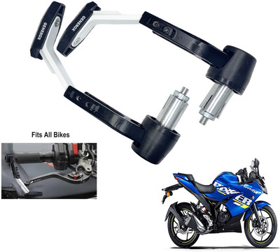 Generox Handle Clutch Lever Protector Guard for All Bike _White326 Bike Crash Guard(Suzuki)