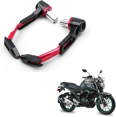 ROYAL AUTO MART RED CNC Adjustable Lever Protector Guard for universal for Bike_181 Handlebar Hand Guard(Yamaha)