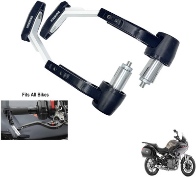 Generox Handle Clutch Lever Protector Guard for All Bike LG_White460 Bike Crash Guard(Benelli)