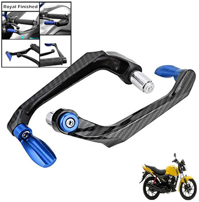 Generox Handlebar Brake Clutch Lever Hand Guard Protector GXcarbonLGBLUE222 Bike Crash Guard(Suzuki)