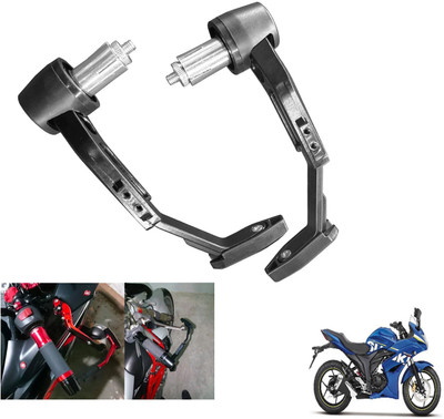 Shopland CNC Handlebar Protector Brake Clutch Motorcycle Lever Guard For Gixxer SF Bike Crash Guard(Suzuki)