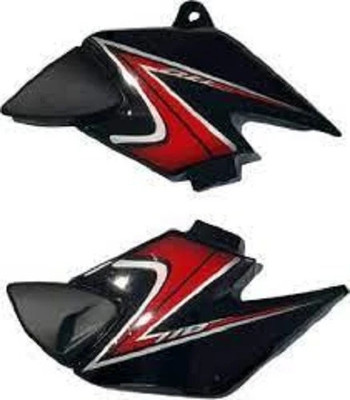 TAWAE ENTREPRISE Side Panel Dream yuga (Black/Red) Bike Crash Guard(Honda)