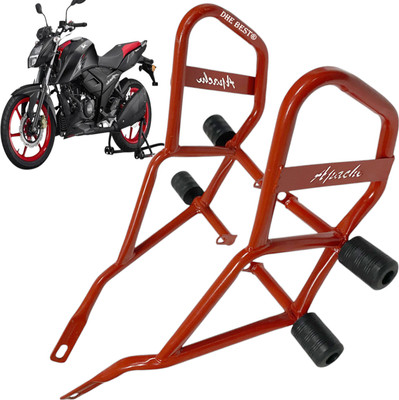 Dhe Best Motorcycle AG19 Leg Guard Crash Bar Frame Slider for Apache RTR 160 4V Bike Crash Guard(TVS)