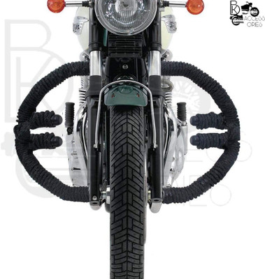 B.K Accessories Royal Enfield Classic,Electra, Standard Bullet 350cc /500cc leg crash guard Bike Crash Guard