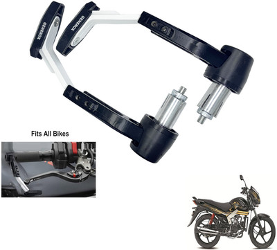 Generox Handle Clutch Lever Protector Guard for All Bike LG_White059 Bike Crash Guard(Mahindra)