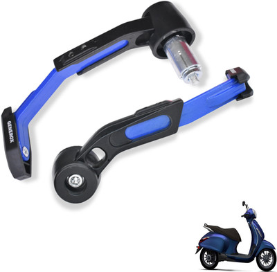 Generox Adjustable CNC Lever Guard for All Bike BlueLG335 Bike Crash Guard(Bajaj)