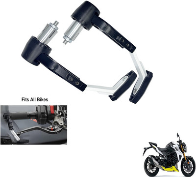 Shopland Handle Lever protector Guard for All Bike SL-LG_White386 Bike Crash Guard(Suzuki)