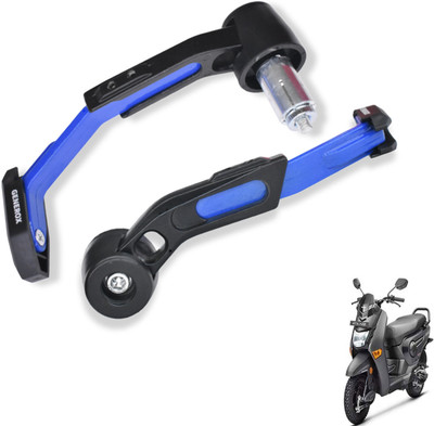 Generox Adjustable CNC Lever Guard for All Bike BlueLG362 Bike Crash Guard(Honda)