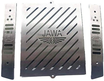 SELVIKE RADIATOR GRILL JAWA Bike Radiator Guard(Royal Enfield)