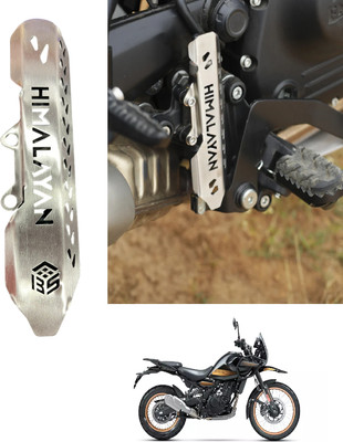 acube mart HILAYAN 450 - REAR MASTER CYLINDER GUARD (SS) Bike Crash Guard(Royal Enfield)