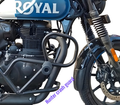 VTN THANOS BEST QUALITY RE HUNTER350 BLACK CRASH GUARD(Royal Enfield)