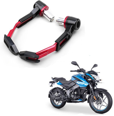 ROYAL AUTO MART RED CNC Adjustable Lever Protector Guard for universal for Bike_39 Handlebar Hand Guard(Bajaj)