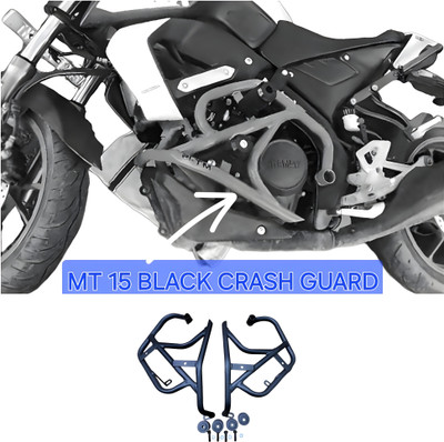 ZOJILA Super Heavy Quality Metal Crash Guard With 4 Sliders Compatible MT-15(Yamaha)