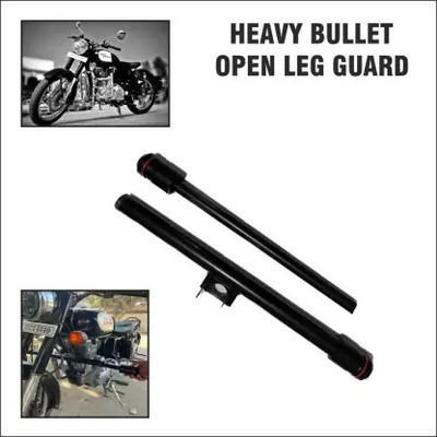 Znee Smart Heavy Duty Single Rod Engine Leg Guard Compatible for Bulle 350/500 (Black) Bike Crash Guard(Royal Enfield)