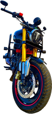 Tufkote Ronin Heavy Quality Metal Crash guard With 4 Slider For RO.NIN 225cc(TVS)