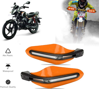 AUTO PEARL Orange Protector Proguard Pro Brake Clutch Lever Protector Guard Bike Crash Guard(Mahindra)