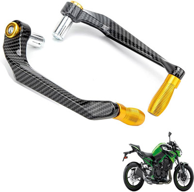 Generox Premium Quality Protective Lever Guard for All BikeGX-CRNF-GolDenLG288 Bike Crash Guard(Kawasaki)