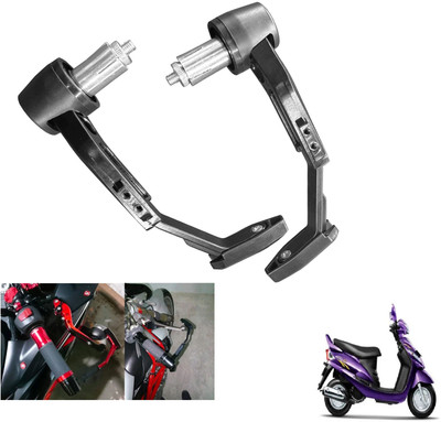 Shopland CNC Handlebar Protector Brake Clutch Motorcycle Lever Guard For Rodeo RZ Bike Crash Guard(Mahindra)
