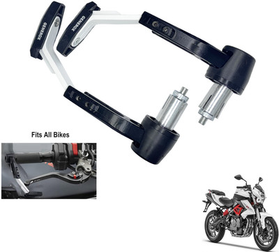 Generox Handle Clutch Lever Protector Guard for All Bike _White288 Bike Crash Guard(Benelli)