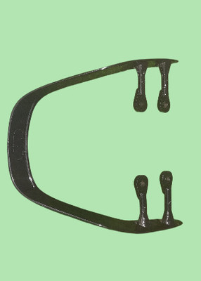 pnk STYLISH HEAVY S ROD OPEN LEG GUARD Bike Crash Guard_172(Hero)