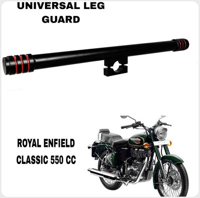 MK Mankrit J_Open Rod Leg Guard Crash Guard Universal For Bullet(Royal Enfield)