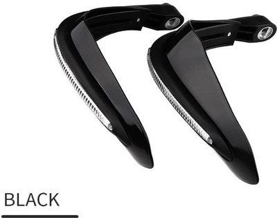 Moto Powerz LED Hand Guard Handlebar Hand Guard(Universal For Bike)