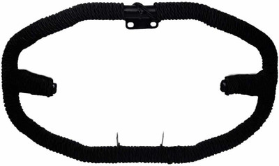 Pepstter Bullet Heavy Duty 8 Bend Leg Guard Tied with Black Rope Bike Crash Guard(Royal Enfield)