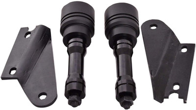 VermsBikers Pulsar Rs 200 Frame Slider Crash Guard with Brackets Set of 1 (Black)(Bajaj)