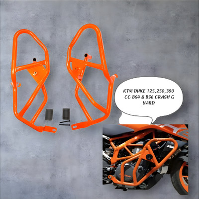 RS ACESSORIES HUB Heavy Quality Safety Crash Guard for Duke BS-4 & Bs-6 with Slider(KTM)