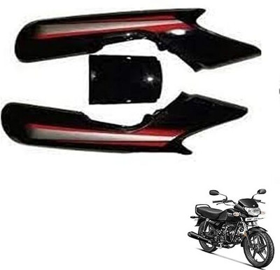 THE ONE CUSTOM HERO HF TAIL PANEL BLACK AND RED Bike Crash Guard(Hero)