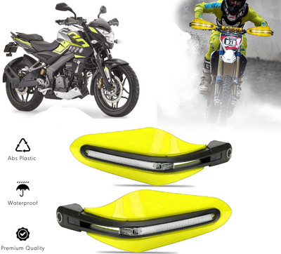 AUTO PEARL Yellow Protector Proguard Pro Brake Clutch Lever Protector Guard Bike Crash Guard(Bajaj)