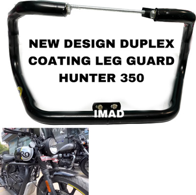 imad NEW DUPLEX COATING BLEG GUARD HUNTER Bike Crash Guard(Royal Enfield)