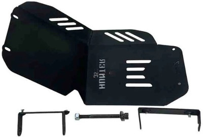 MOTO MARVELS SUMP GUARD/BASH PLATE BLACK FOR HUNTER 350 Bike Engine Guard(Royal Enfield)