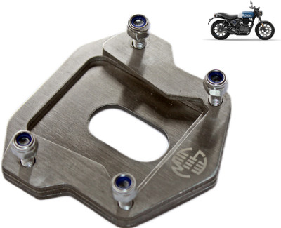 OBEROI'S TRADERS Hunter 350 Bike Premium Stainless Steel Side Stand Extender Two Wheeler Stand Pad