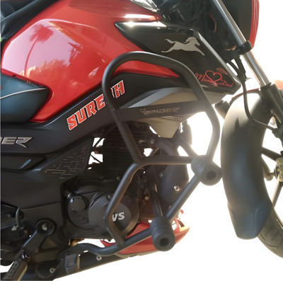 RS ACESSORIES HUB Heavy Quality Metal Crash guard With Slider For RAIDER(TVS)