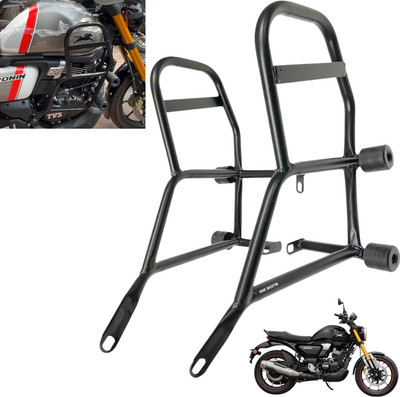 Dhe Best Bike Heavy-Duty Premium Crash Guard /Leg guard With Frame 4 Slider for TVS Ronin