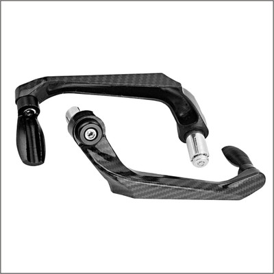 B.K Accessories U.niversal CNC Aluminium Handlebar Brake Clutch Lever Hand Guard Protector Black Handlebar Hand Guard(Universal For Bike)
