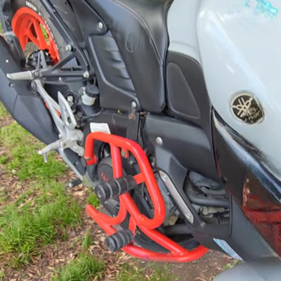 Shriragunath MT-15 NEW Crash Guard Guard Frame 4Slider for Yamaha MT-15 Red BS4 or BS6 Models Bike Fairing Kit