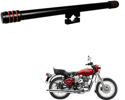 SHOWRIDE Heavy Single Rod Leg Guard Safety Crash 3 Red Strip Stylish (Royal Enfieldred ) Bike Crash Guard(Royal Enfield)