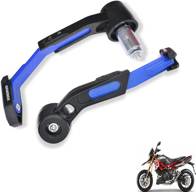 Generox Adjustable CNC Lever Guard for All Bike BlueLG332 Bike Crash Guard(Aprilia)