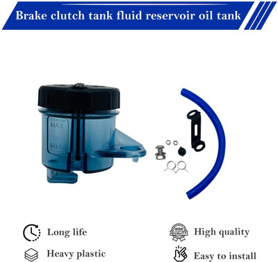INGPRIDE NEW_Stylish Brake Clutch tank Fluid Reservoir Oil Tank Oil can for bike Bike Crash Guard(KTM, Kawasaki, BMW Motorrad, Universal For Bike)