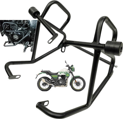Dhe Best Bike New design metal Crash Guard Support Slider for RE Scram 440(Royal Enfield)