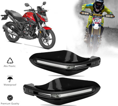 AUTO PEARL Black Protector Proguard Pro Brake Clutch Lever Protector Guard Bike Crash Guard(Honda)