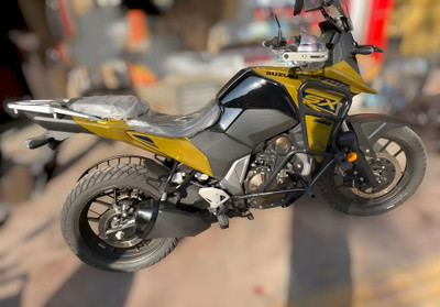 RS ACESSORIES HUB SUPER QUALITY CRASH GUARD WITH SLIDER FOR V-STROM 250 SX(Suzuki)
