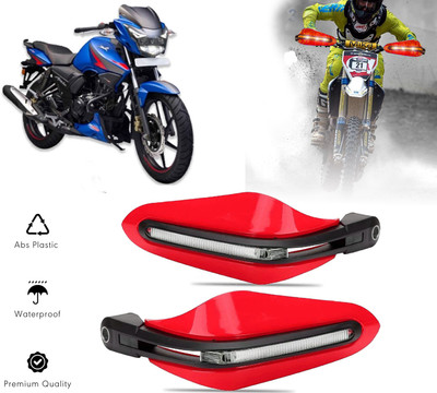 AUTO PEARL RED Protector Proguard Pro Brake Clutch Lever Protector Guard Bike Crash Guard(TVS)
