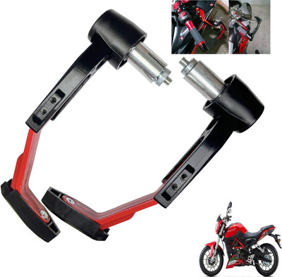 Shopland Adjustable Clutch Lever Guard for All Bike SL-LG_Red292 Bike Crash Guard(Benelli)